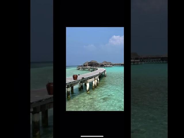 The view is amazing this is when i went to the maldives