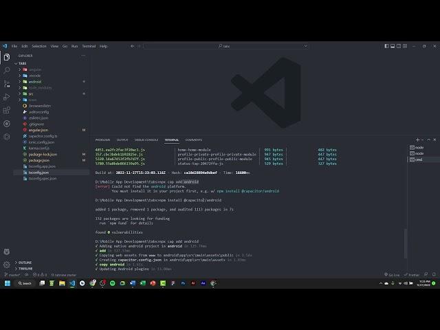 Ionic UI - Converting IONIC Project to APK (with corrections on code on part 2) - Part 3/3
