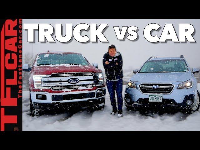 Truck or Car: What's Better in The Snow?