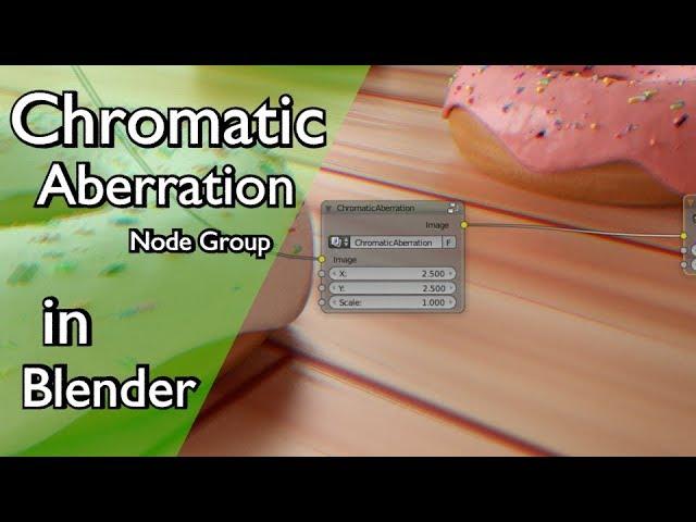 Easy Chromatic Aberration in Blender