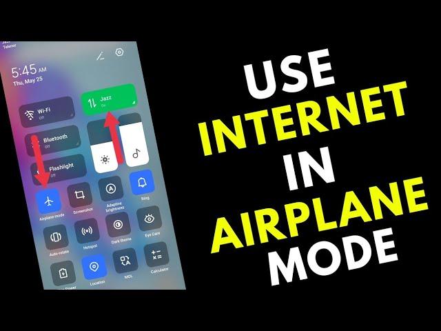 How to Use Mobile Data in Airplane Mode | How to Use Internet in Flight Mode