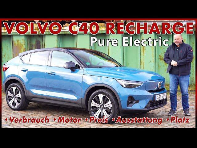 2022 Volvo C40 Recharge Pure Electric Probefahrt - Elektro SUV Coupé besser als XC 40? Test Review