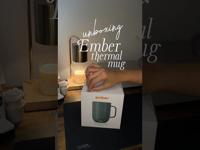 come unbox w me ️‍↕️ #embermug #heatingmug