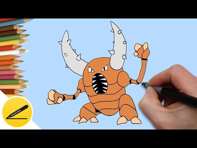 How to Draw Pokemon Pinsir  Draw Pokemon step by step  anime Characters