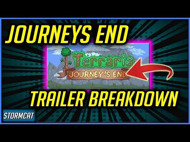 TERRARIA JOURNEY'S END TRAILER BREAKDOWN 2019 - (TERRARIA 1.4) E3 2019 TRAILER