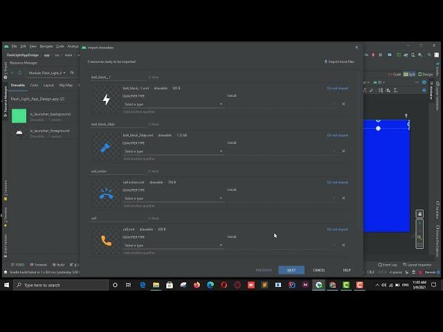 Import Batch Drawables using Android Studio no plugin required