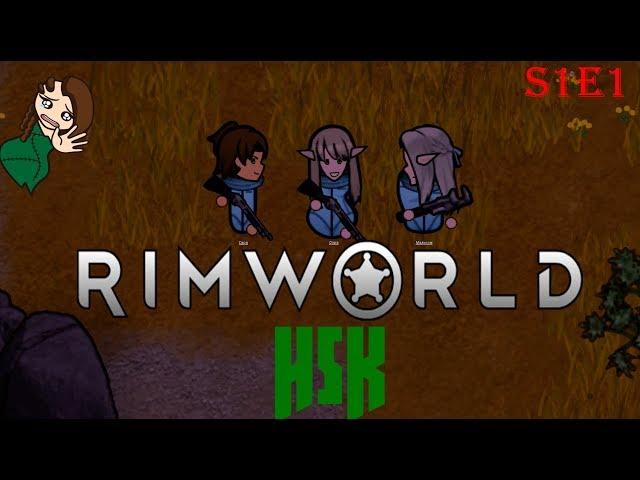 Rimworld HSK 1.0 Трое против орды зомби! S1E1