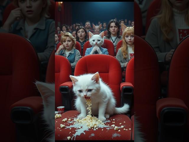 The Cat  got sick  at the Cinema | Wait for End  | #cat #animation #catsworld