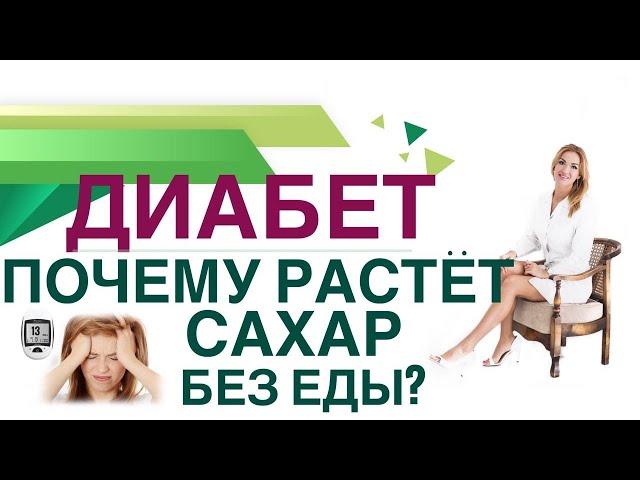  Сахарный диабет. ПОЧЕМУ РАСТЕТ САХАР БЕЗ ЕДЫ? КАК СНИЗИТЬ САХАР? Врач эндокринолог Ольга Павлова.