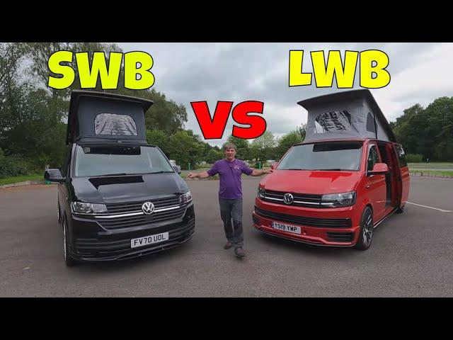 WHICH IS BEST ? VW Camper Van Conversions LWB V's SWB