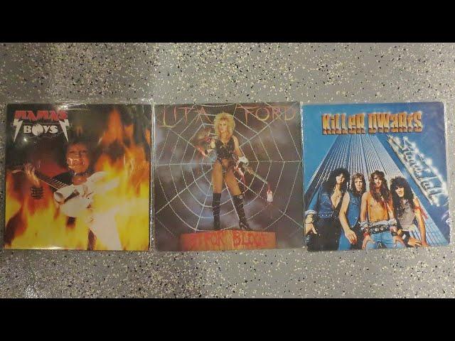 1980's HEAVY METAL Record Collection | Valuable Vinyl with Lots of Hair.