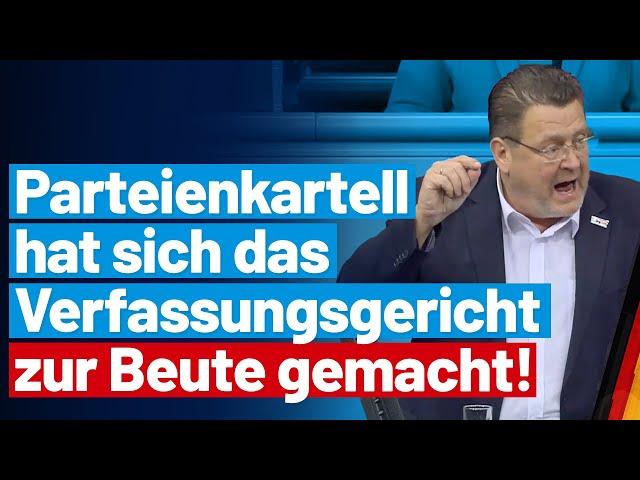 Parteienkartell hat sich das Verfassungsgericht zur Beute gemacht! - Stephan Brandner - AfD-Fraktion