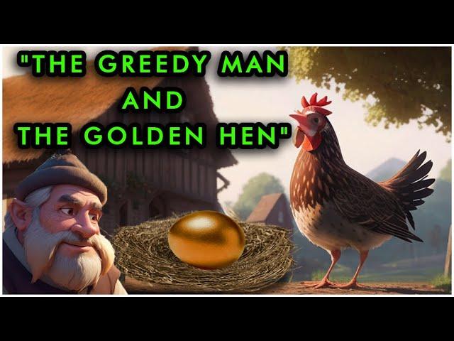 The Greedy Man and the Golden Hen | Short English Stories | English Stories for Kids l kids stories