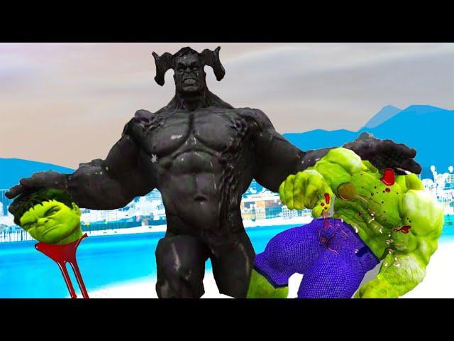 Black Hulk Lucifer vs Hulk - What If || Creative Gaming