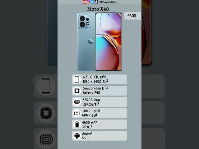 Motorola Moto X40 Specifications