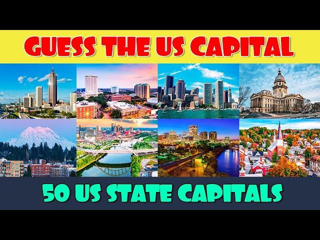 Guess the US State Capitals