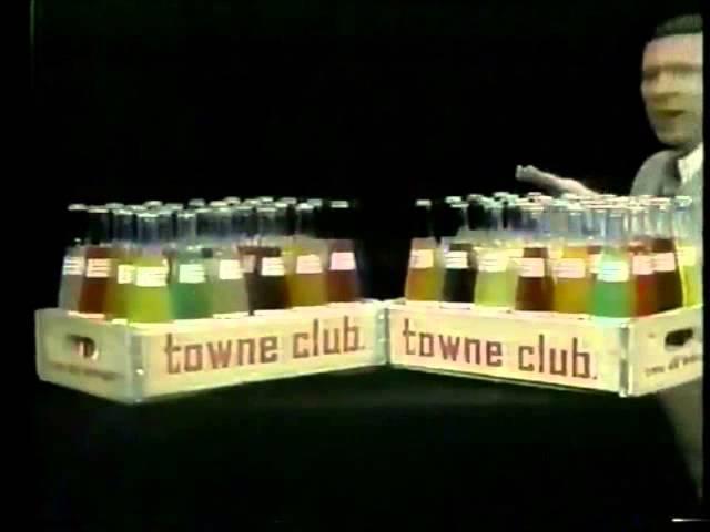 Towne Club Pop Ad from 1970s with Sonny Eliot