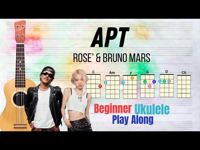 APT. - ROSE' & Bruno Mars - Ukulele Play Along