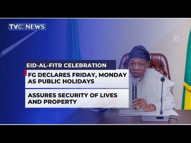 FG Declares Friday, Monday As Public Holidays