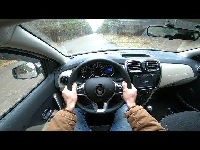 2018 RENAULT LOGAN POV Test Drive