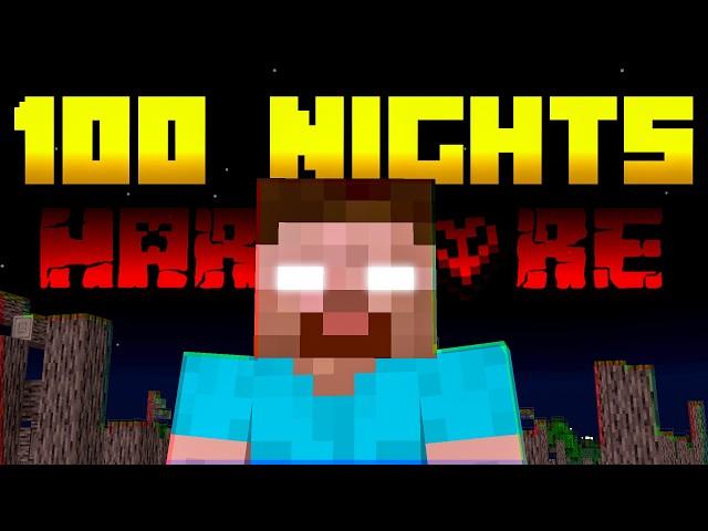 100 Nights with HEROBRINE in Minecraft Hardcore