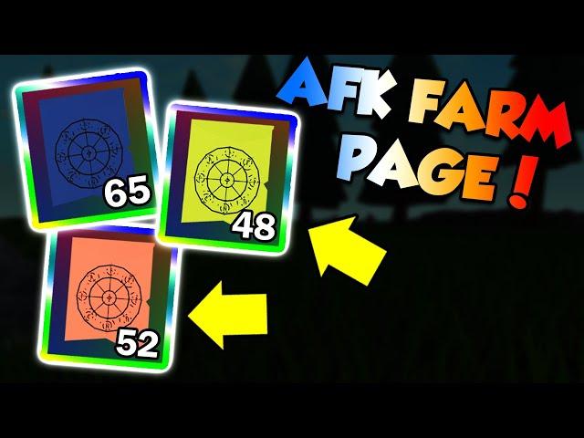 How to *AFK FARM* Page in Roblox Islands! (SKY BLOCK)