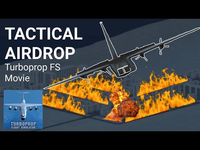 TACTICAL AIRDROP | Turboprop Flight Simulator Movie