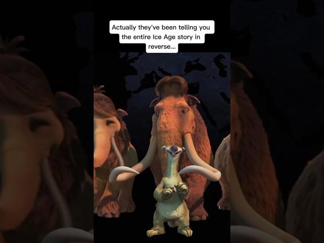 The hidden dark ending of Ice Age #iceage #iceage2 #iceage3 #iceagedawnofthedinosaurs #facts #shorts
