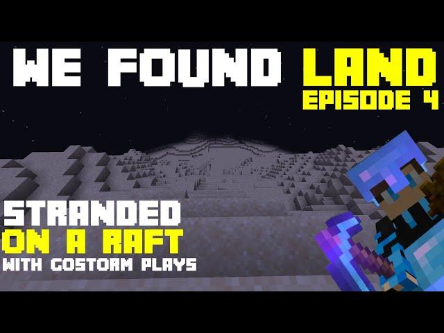 Land Ho! | Stranded on a Raft with GoStorm Plays | Minecraft Raftblock Survival Ep. 4