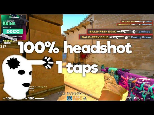 I GOT 100% HEADSHOTS THIS MATCH