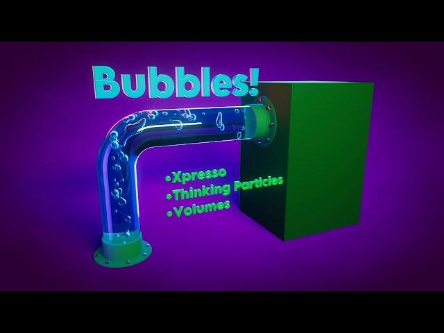 Cinema 4D Multi-Tech Tutorial 48: Bubbles with Thinking Particles