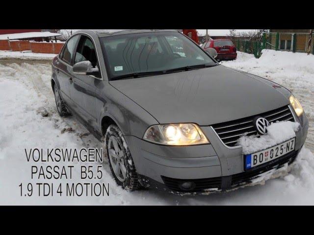 VW passat B5.5 - 4 motion in snow