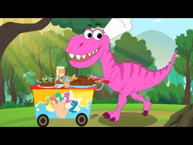 Dinosaurs (T-rex) Family Song + More Nursery Rhymes by FunForKidsTV