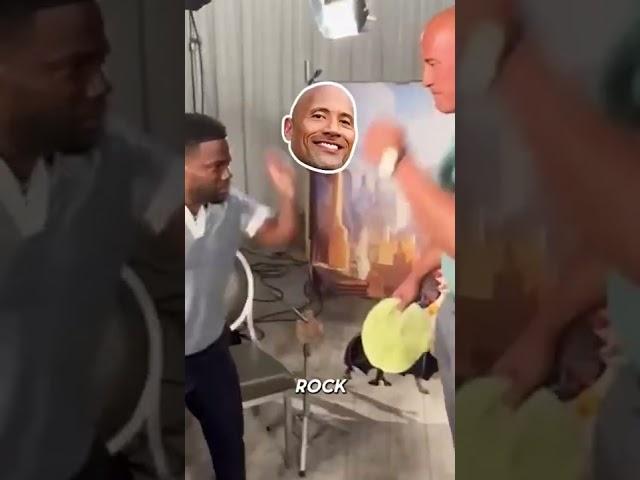 The Rock and Kevin Hart tortilla slap challenge