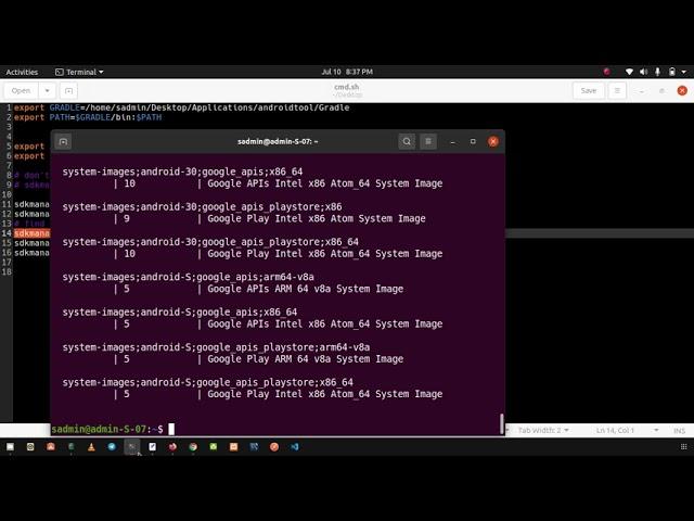 How to setup Android environment gradle and sdk manager without Android Studio on Linux Ubuntu