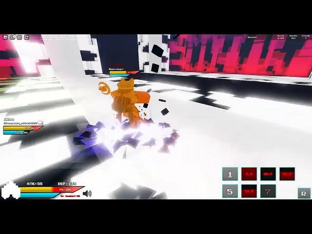 Roblox - Undertale Test Place Reborn - Undyne vs GT Chara (42)