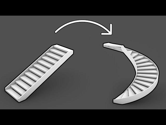 Rhino Tutorial I Spiral Staircase Modeling