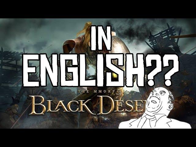 Black Desert Online Türkiye and MENA English Language for Menus in game!