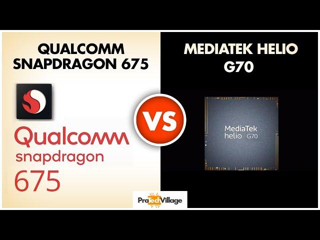 Snapdragon 675 vs Mediatek Helio G70  | Which one is better? | Helio G70 vs Snapdragon 675 