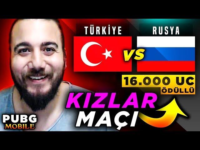 TÜRKİYE vs RUSYA - PUBG Mobile Kızlar Turnuvası (16.000 UC Ödüllü)