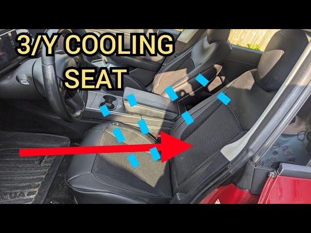 Model 3/Y Ventilated Cooling Seat Cover | Tlyard Tesla Accessory Review