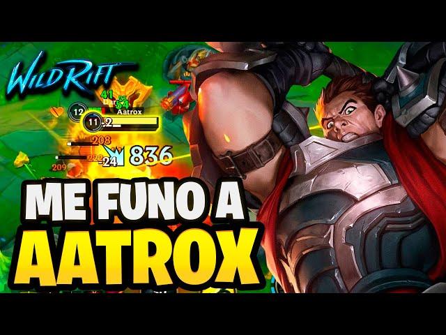 Aatrox pensó que GANARIA contra mi Darius! | Wild Rift