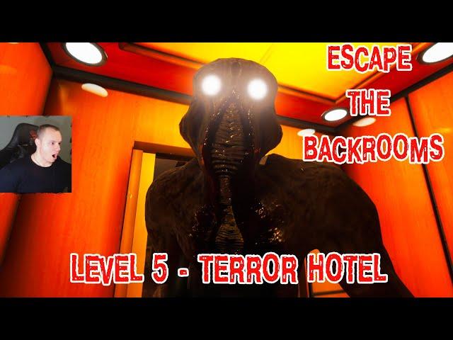 Escape the Backrooms  УЖАСЫ HORROR  Level 5 - Terror Hotel  Прохождение Эскейп Бекрумс Хоррор