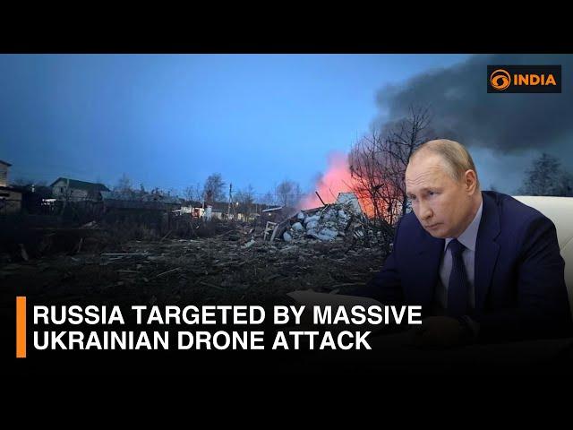 Russia targeted by massive Ukrainian drone attack & More Updates | DD India News Hour