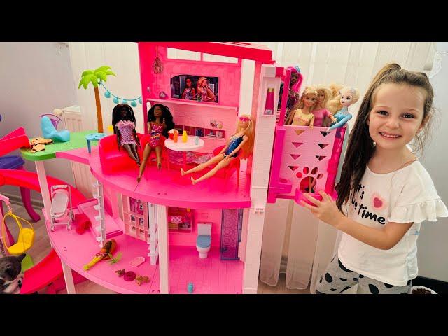 Barbie Videosu!Ada ile Evcilik Oyunları!Barbie ve Oyuncak Bebek Bakma Videosu!Kız Oyunları #babydoll