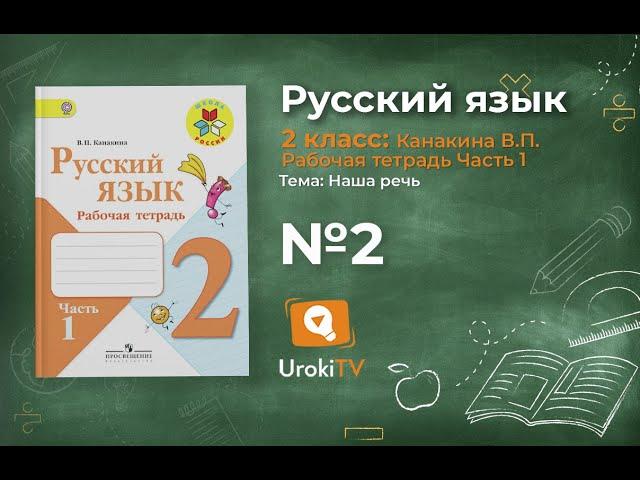 Упражнение 2 - ГДЗ по Русскому языку Рабочая тетрадь 2 класс (Канакина, Горецкий) Часть 1