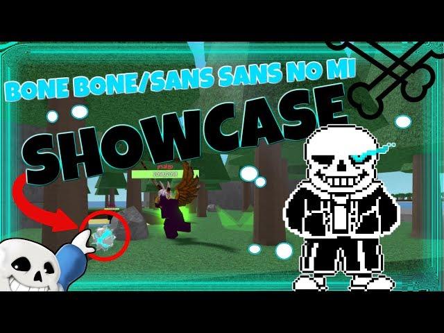 BONE BONE/SANS SANS NO MI SHOWCASE | ONE PIECE OPEN SEAS [ROBLOX]