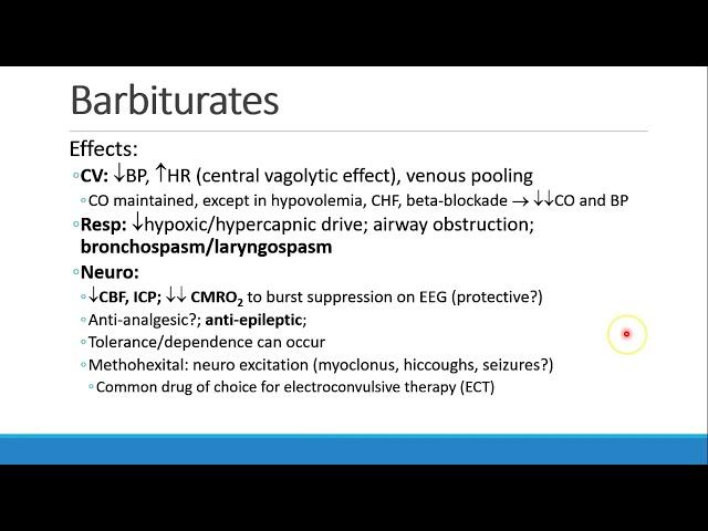 Pharmacology for Anesthesia   02 IV Anesthetics Part 2