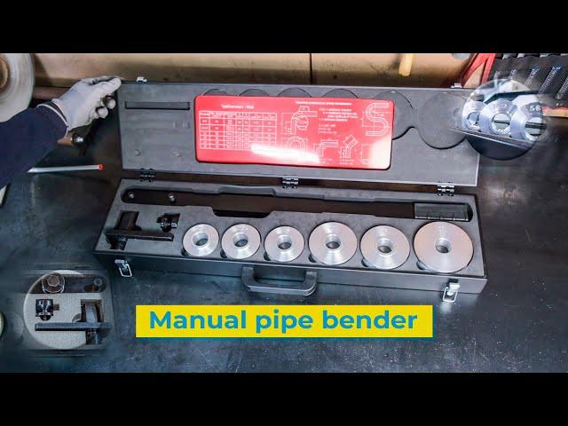 Manual pipe bender by Motorimpex