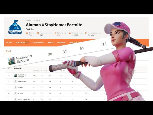 How we QUALIFIED for Alaman Cup #StayHome (51pts) | Fortnite